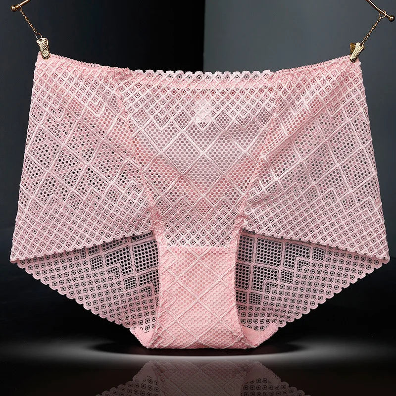 Culotte en dentelle transparente pour femmes