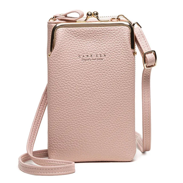 Sacs à bandoulière pour téléphone portable en cuir PU pour femmes