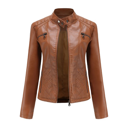Veste Femme Effet Cuir – Style Moderne