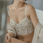 Soutien-gorge brodé en dentelle pour femmes