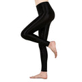 Leggings de yoga de sport à l'huile brillante pour femmes