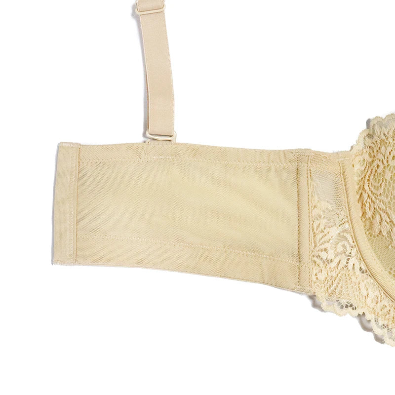 Soutien-Gorge Push Up, en dentelle respirante pour femmes