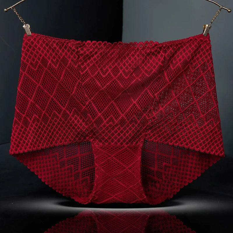 Culotte en dentelle transparente pour femmes