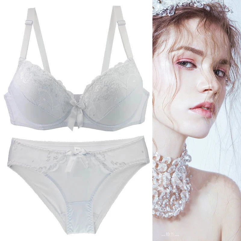 Ensemble de soutien-gorge Push Up et culotte pour femmes