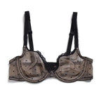 Soutien-gorge en dentelle en transparente Ultra mince à armatures pour femmes