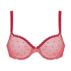 Soutien-gorge en dentelle en transparente Ultra mince à armatures pour femmes