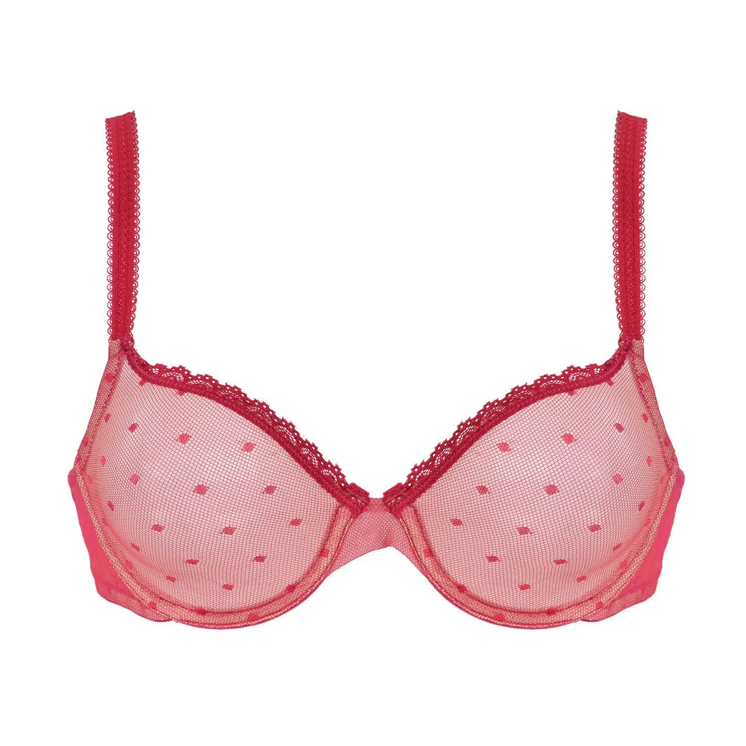 Soutien-gorge en dentelle en transparente Ultra mince à armatures pour femmes