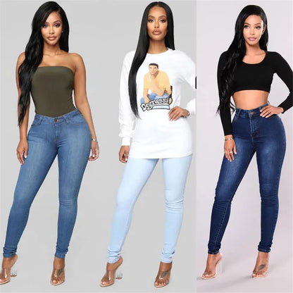 Jean Slim Femme – Taille Haute