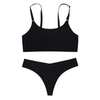 Ensemble de soutien-gorge sans couture et culotte sans fil pour femmes