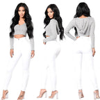 Jean taille haute pour femmes