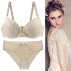 Ensemble de soutien-gorge Push Up et culotte pour femmes