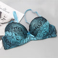 Soutien-gorge à lacets brodés pour femmes