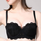 Soutien-Gorge Push Up, en dentelle respirante pour femmes