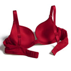 Soutien-gorge push-up rembourré à décolleté plongeant pour femmes