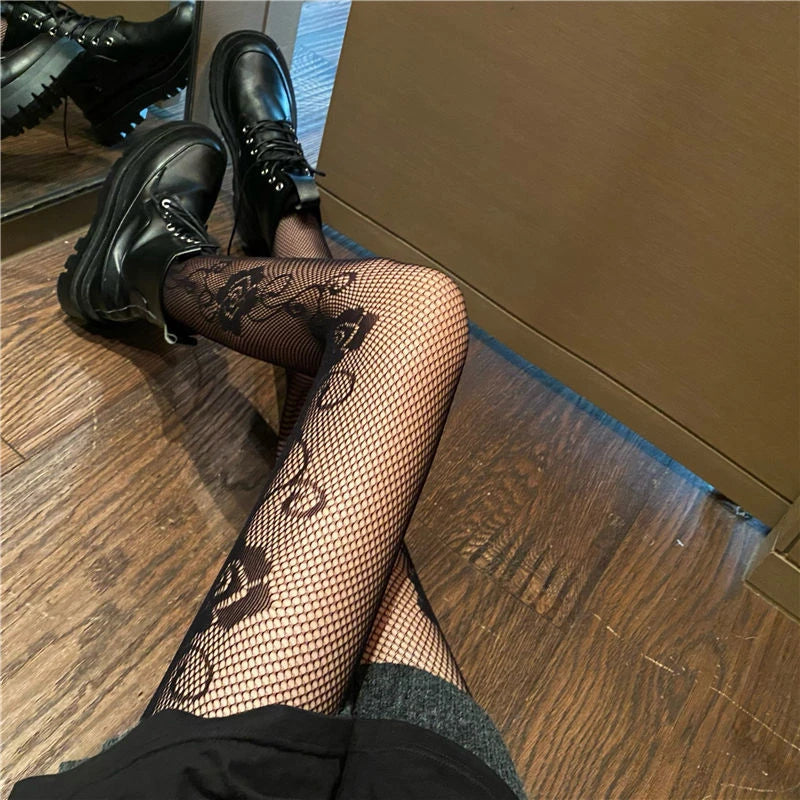 Collants en résille pour femmes