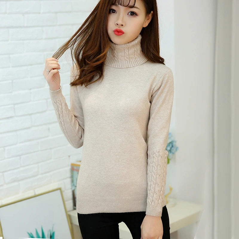 Pull en cachemire tricoté pour femmes