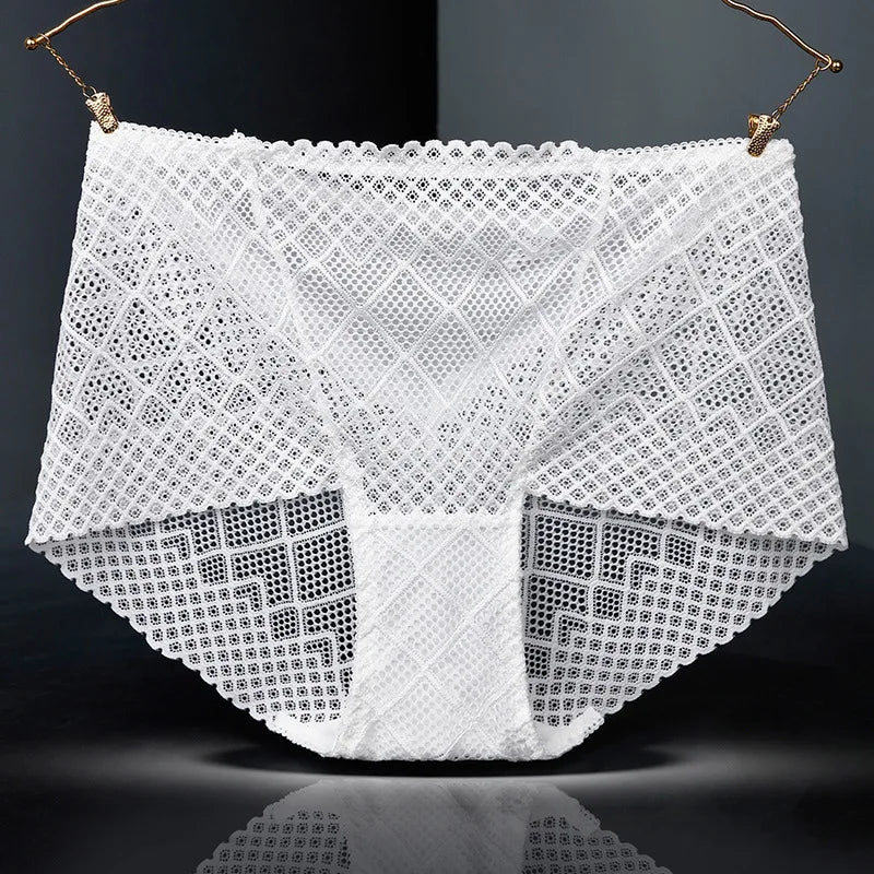 Culotte en dentelle transparente pour femmes