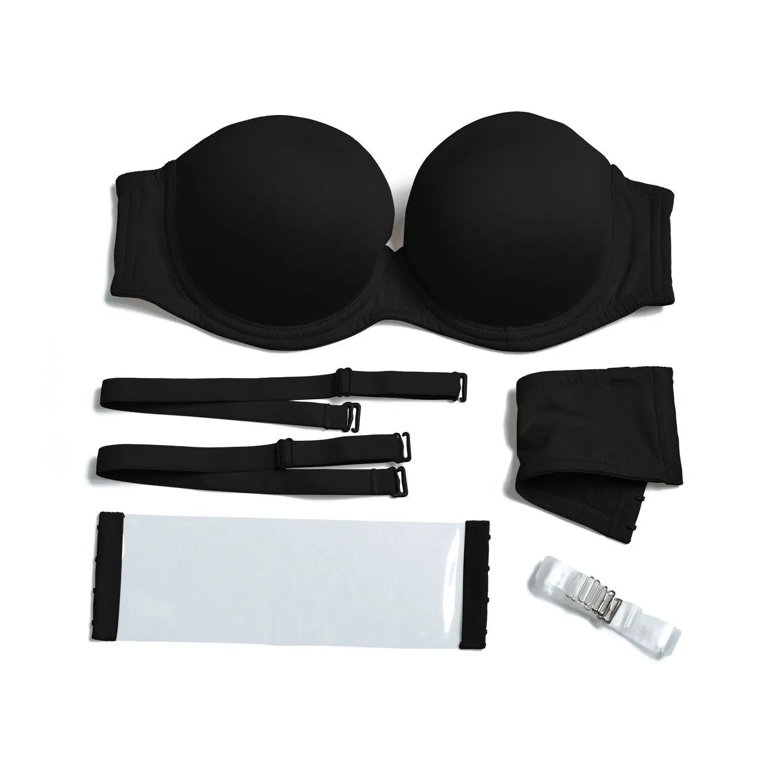 Soutien-gorge sans bretelles en silicone convertibles ajustés pour femmes
