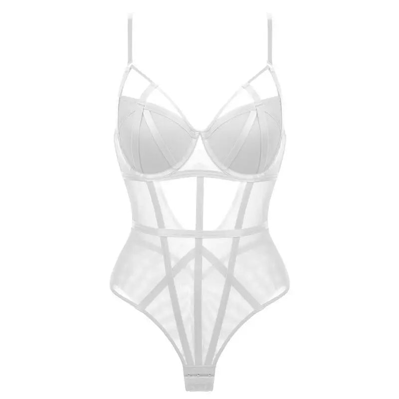 Body Push Up en dentelle transparente pour femmes