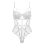 Body Push Up en dentelle transparente pour femmes