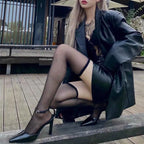 Bas noirs sexy Kawaii pour femmes