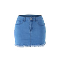 Jupe courte en jean pour femmes