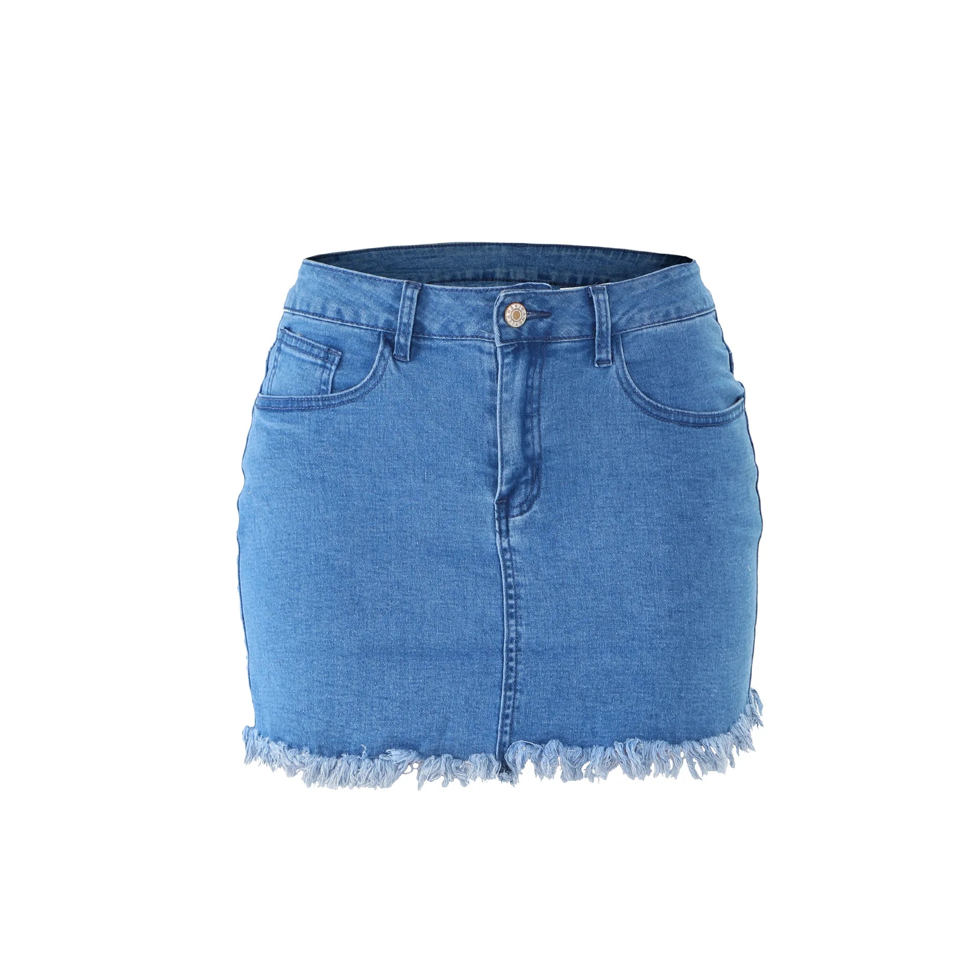 Jupe courte en jean pour femmes