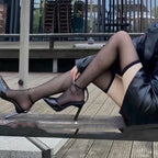 Bas noirs sexy Kawaii pour femmes