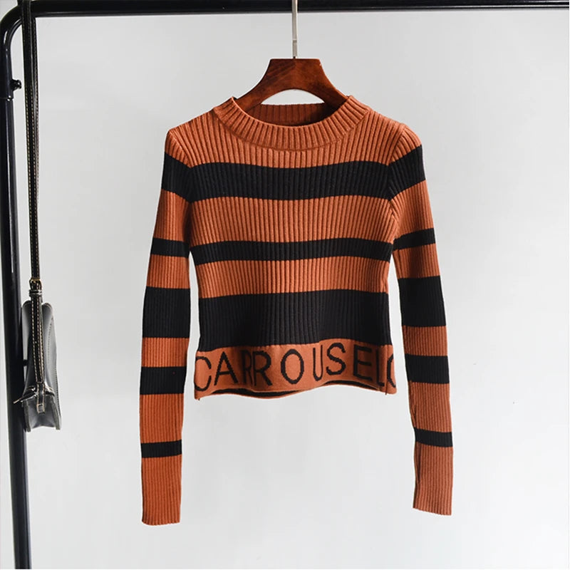 Pull tendance bleu ciel imprimé vache et nuages pour femmes