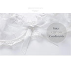 Ensemble de sous soutien-gorge et culotte transparent en dentelle brodée pour femmes
