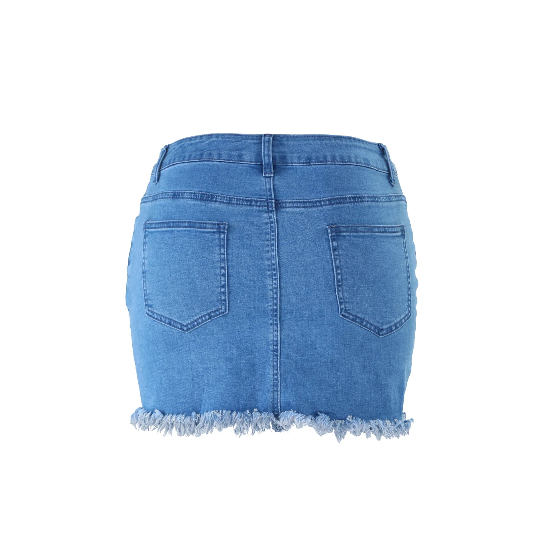Jupe courte en jean pour femmes