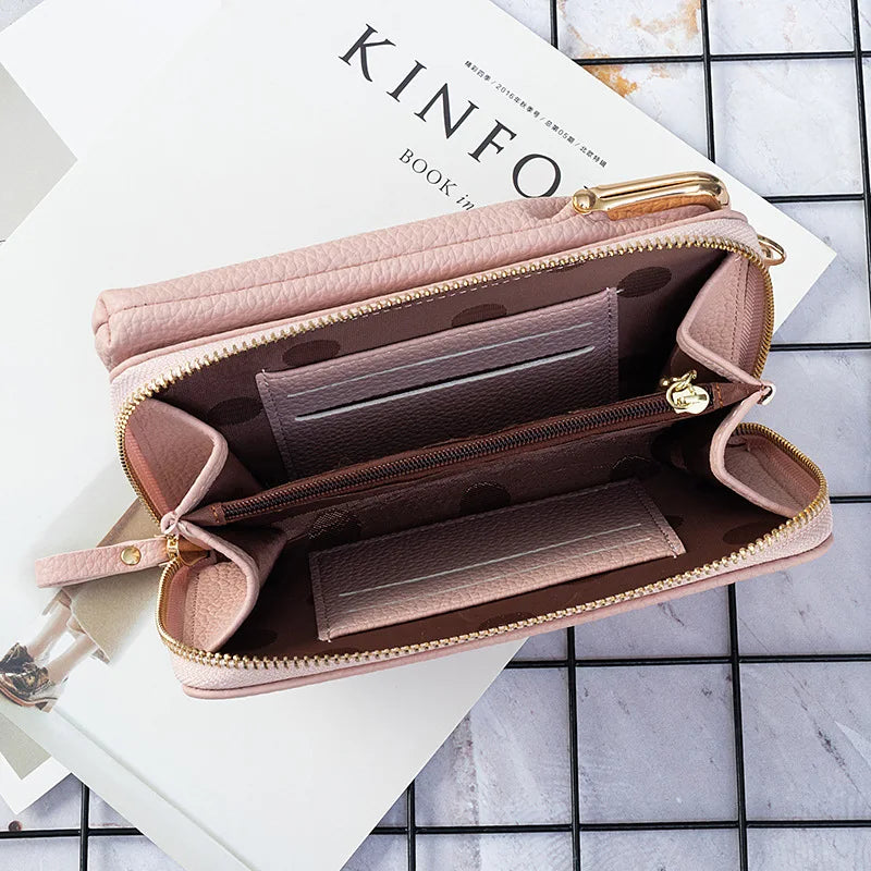 Sac à main en cuir PU pour pour téléphone portable pour femmes