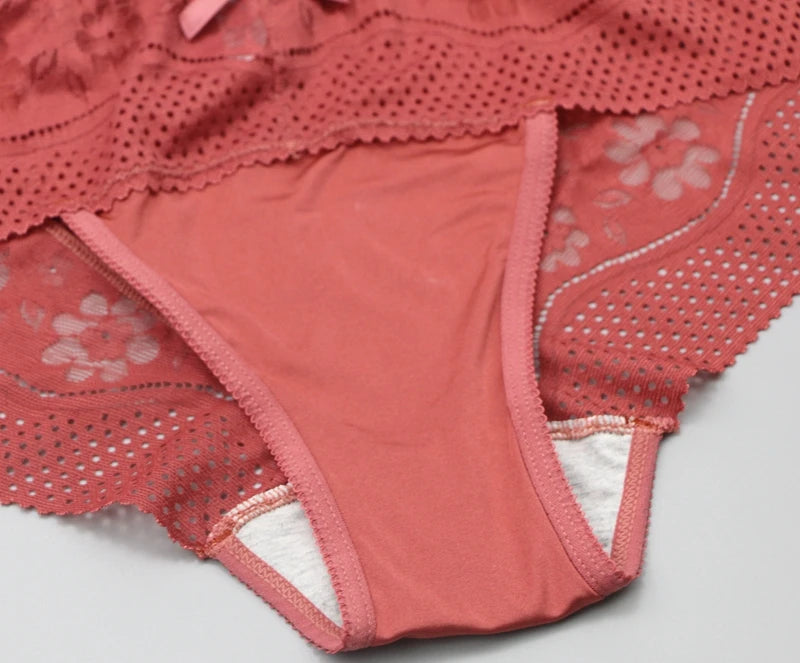 Lot de 3 culottes en dentelle pour femmes
