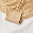 Culotte en dentelle transparente  taille basse avec nœud pour femmes