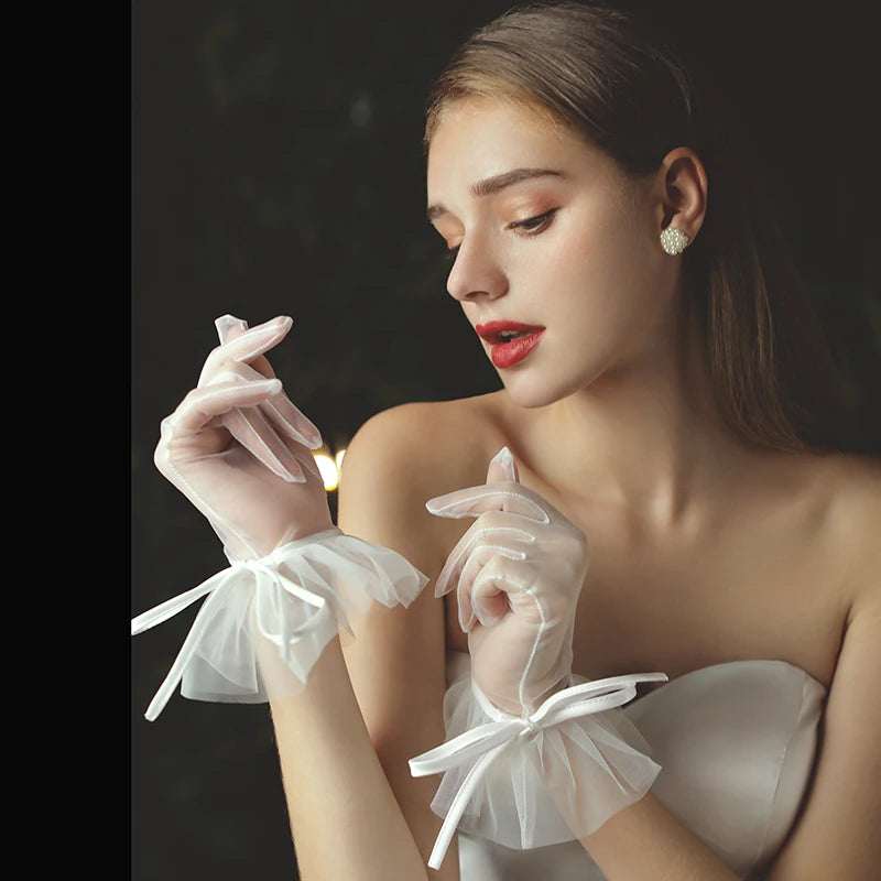 Gants en tulle respirant pour femmes