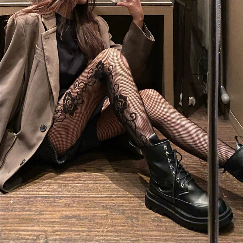 Collants en résille pour femmes