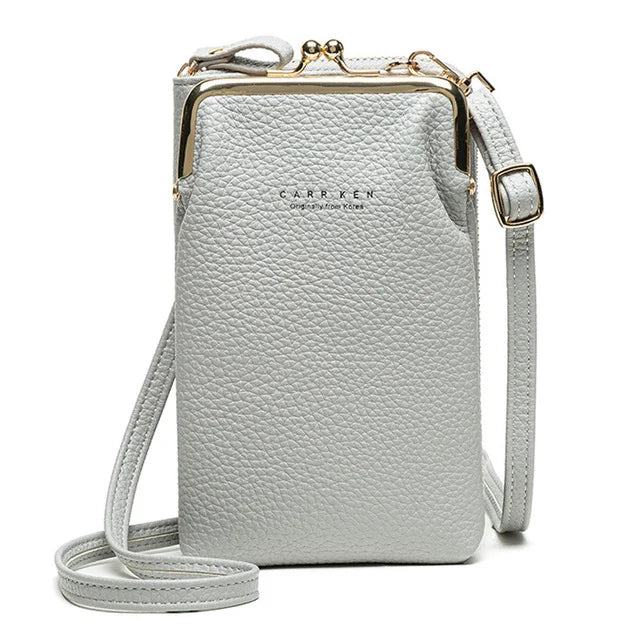 Sacs à bandoulière pour téléphone portable en cuir PU pour femmes