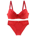 Ensemble de soutien-gorge Push Up et culotte pour femmes