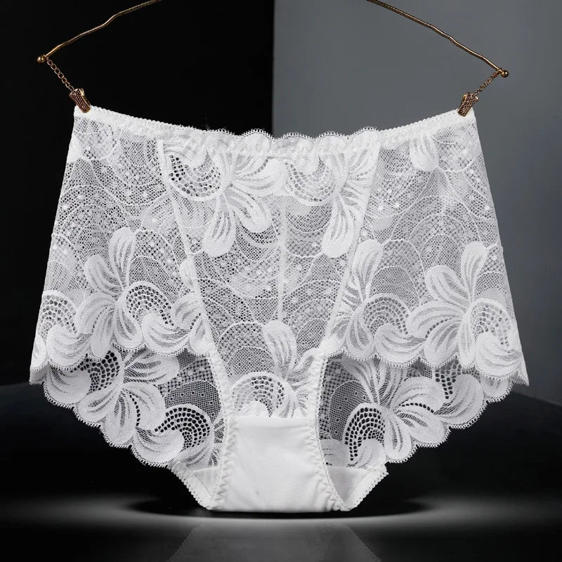 Culotte en dentelle creuse pour femmes