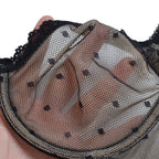 Soutien-gorge en dentelle en transparente Ultra mince à armatures pour femmes