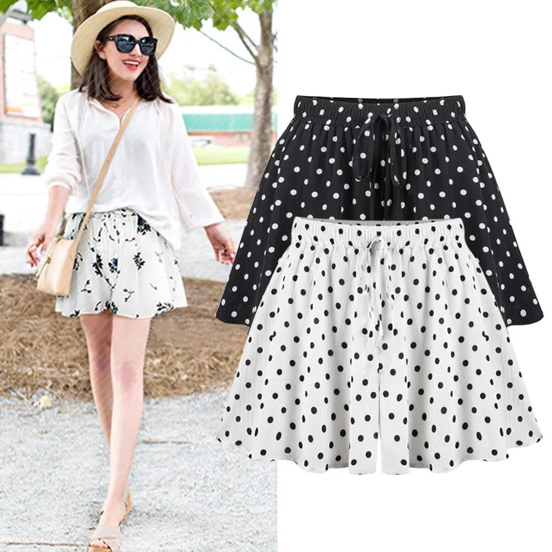 Short à jambes larges femmes