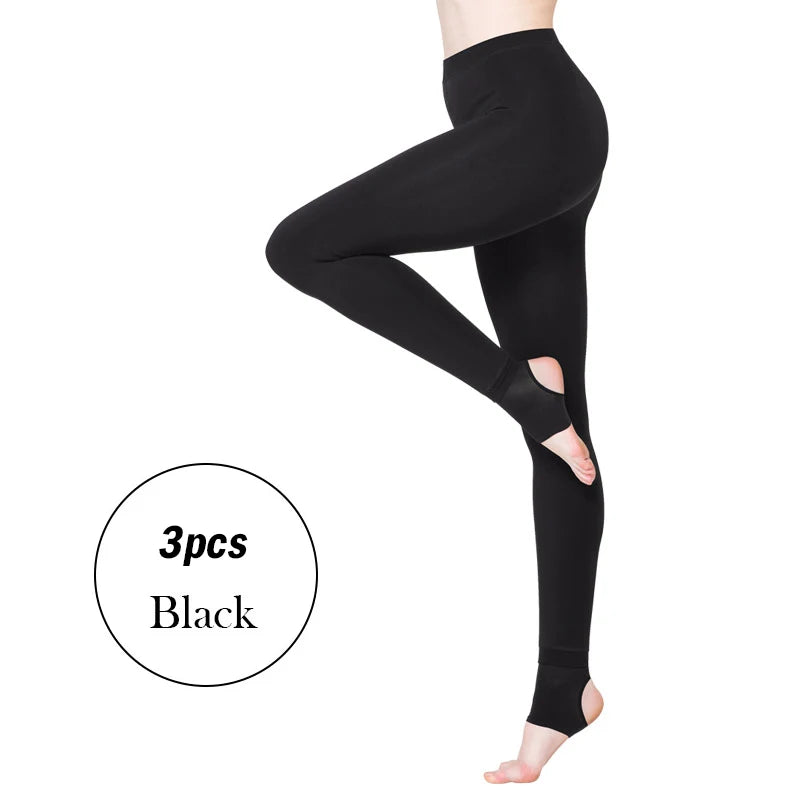 Lot de 3 collants chauds pour femmes