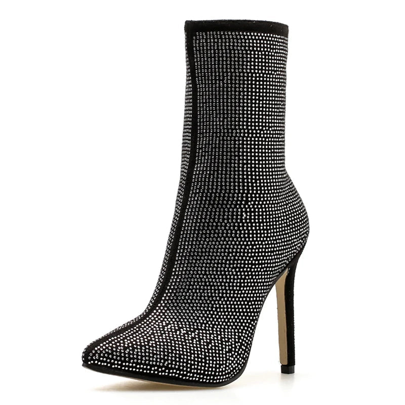 Bottines à bout pointu pour femmes