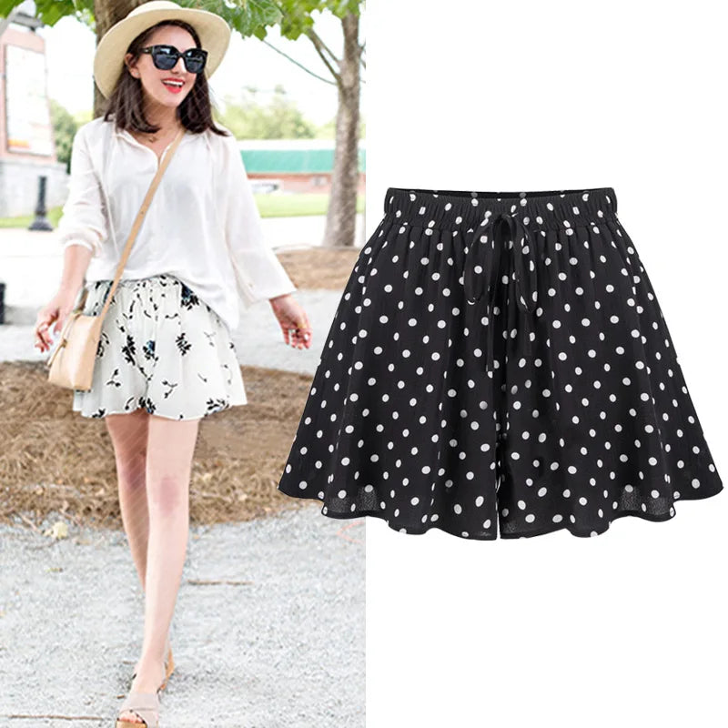 Short à jambes larges femmes