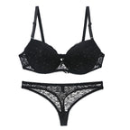 Ensemble de soutien-gorge Push Up en dentelle pour femmes