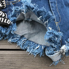 Short en jean taille basse pour femmes