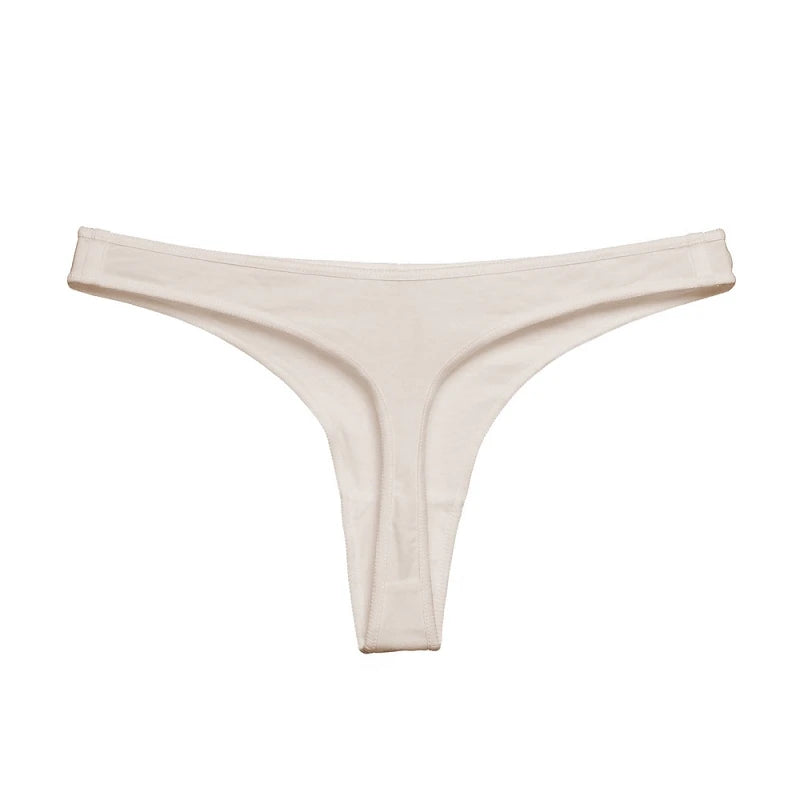 String taille basse sans couture pour femmes