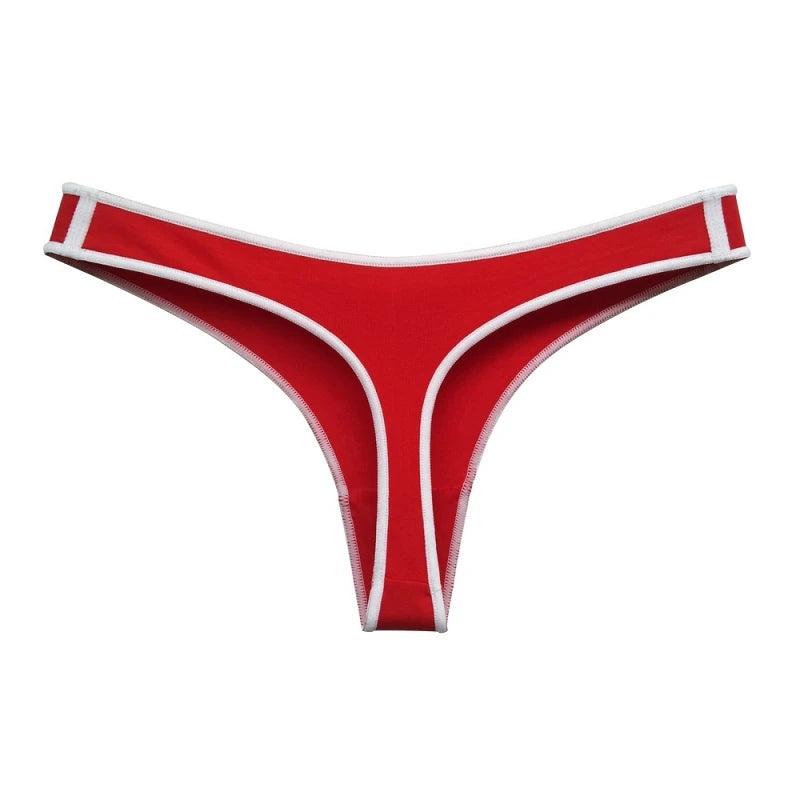 String taille basse sans couture pour femmes