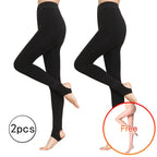 Lot de 2 leggings chauds pour femmes