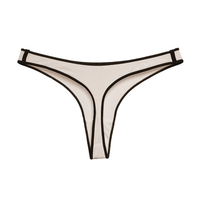 String taille basse sans couture pour femmes